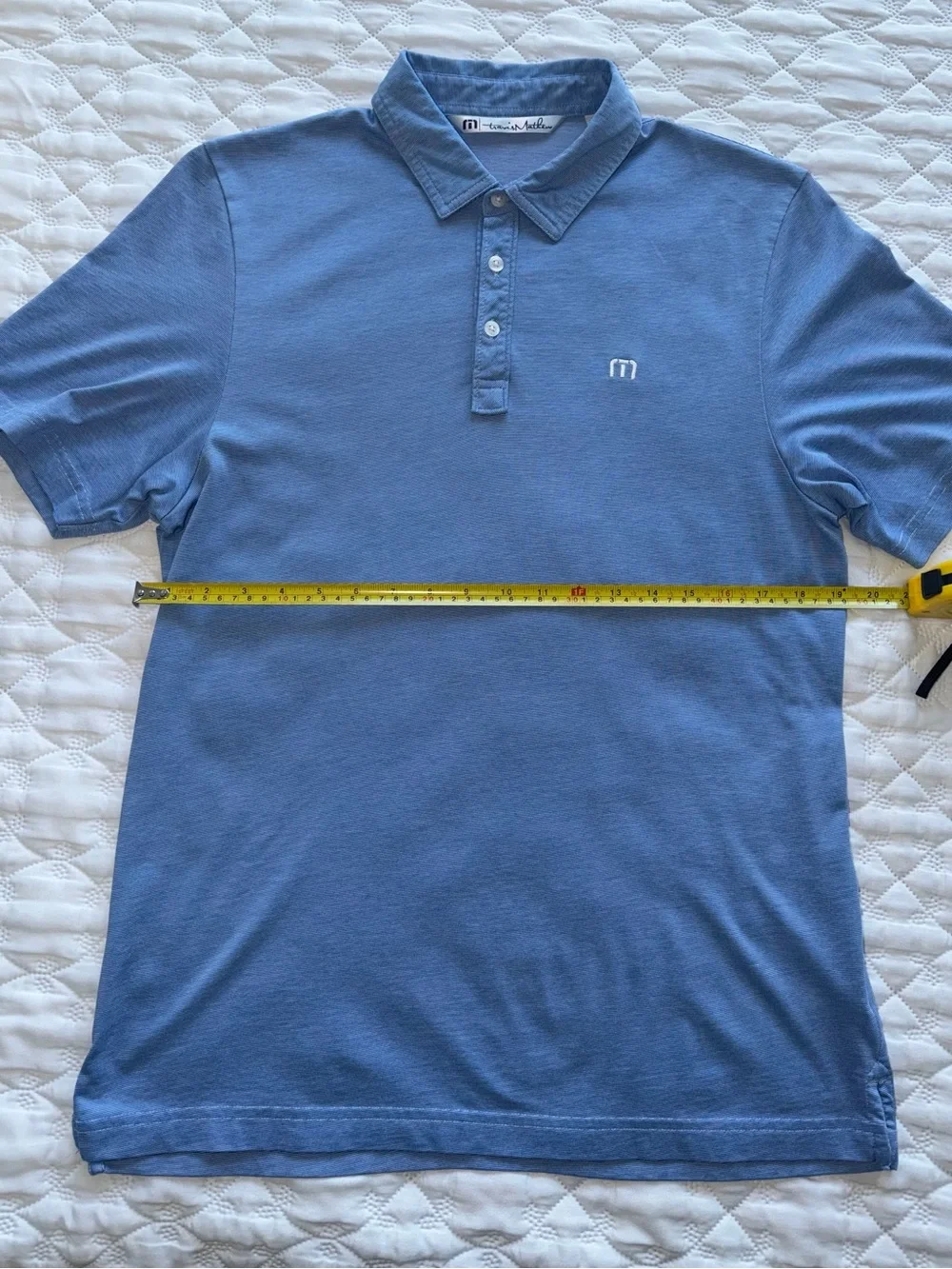 Travis Mathew Light Blue Classic Polo
